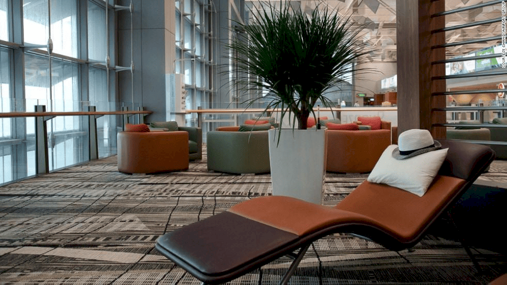 Sân bay có bố trí các khu nghỉ ngơi yên tĩnh